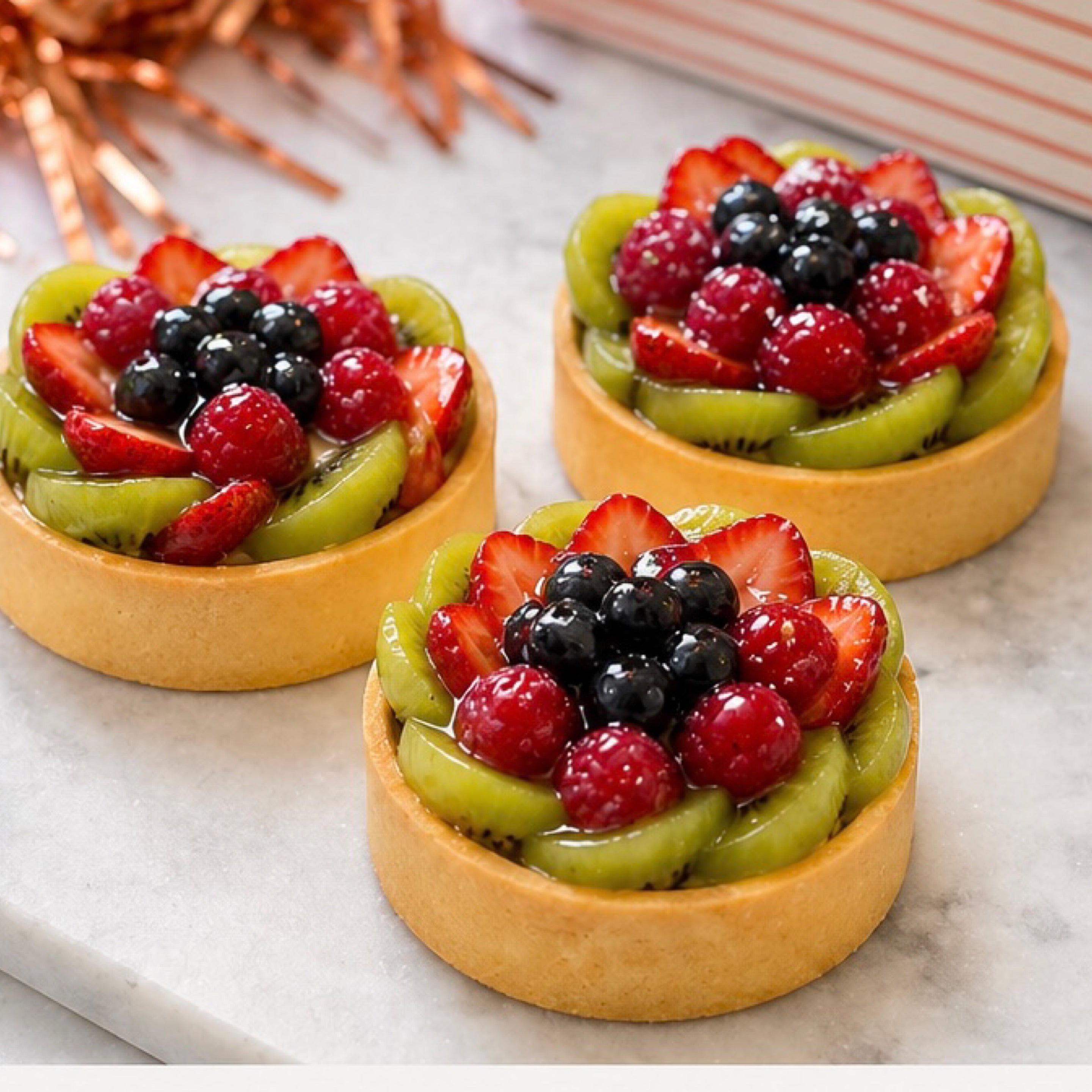 Mini Mixed Fruits Tart - Kiwi